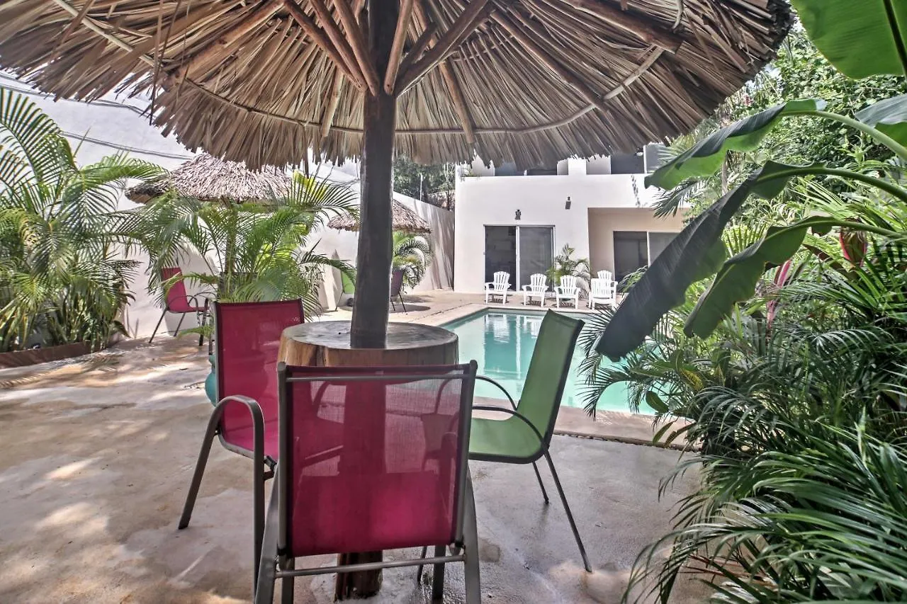 ヴィラ Casa Esmeralda With Pool Access And Furnished Patio! トゥルム